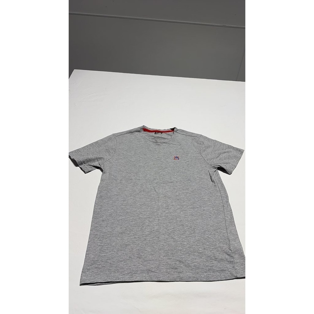 Avalanche Gray Graphic T-Shirt Mens Small Short Sleeve Sun Mountain Logo Tee